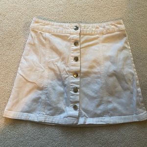 H&M White miniskirt
